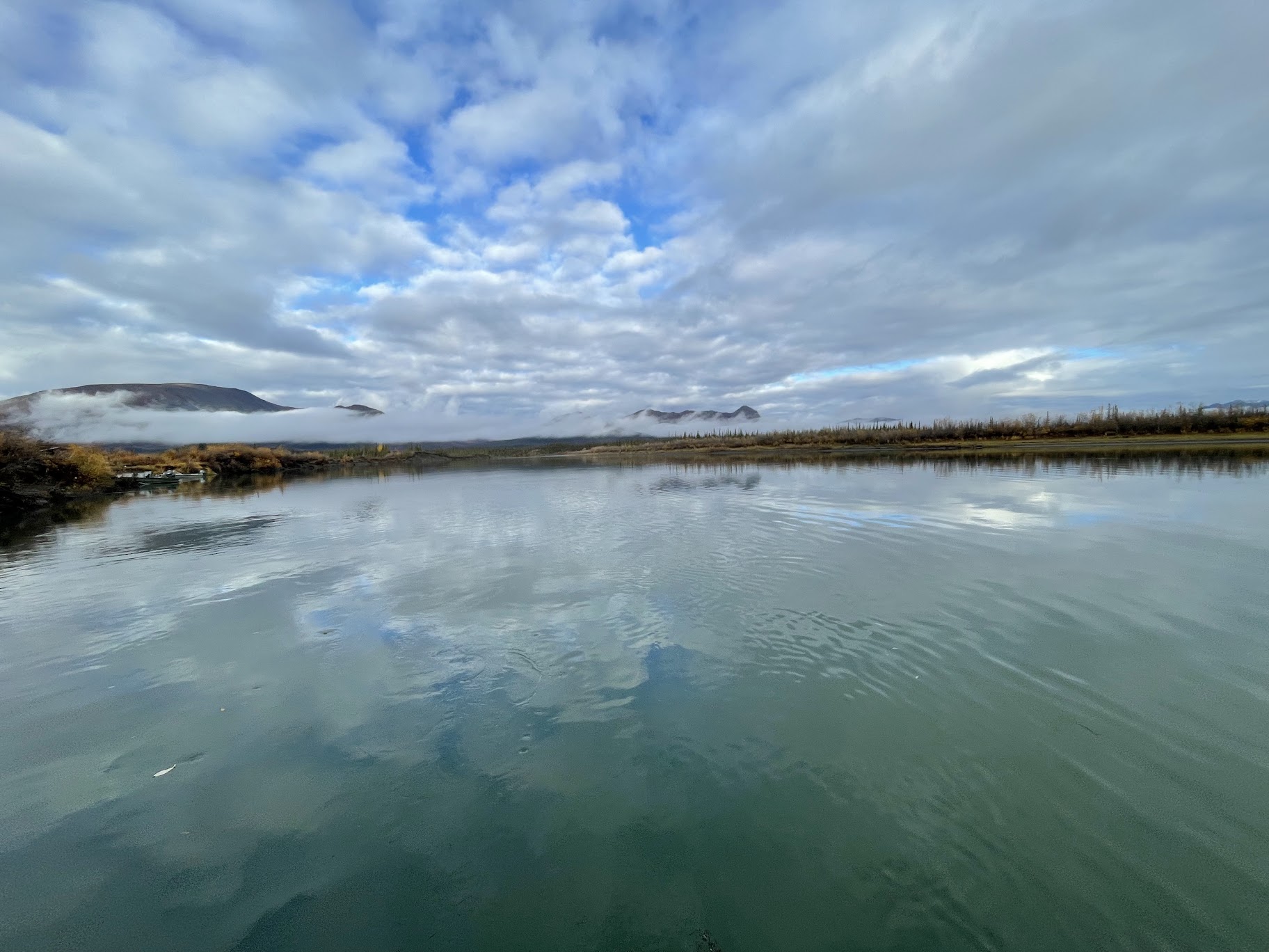 A large river in Arctic Village, AK