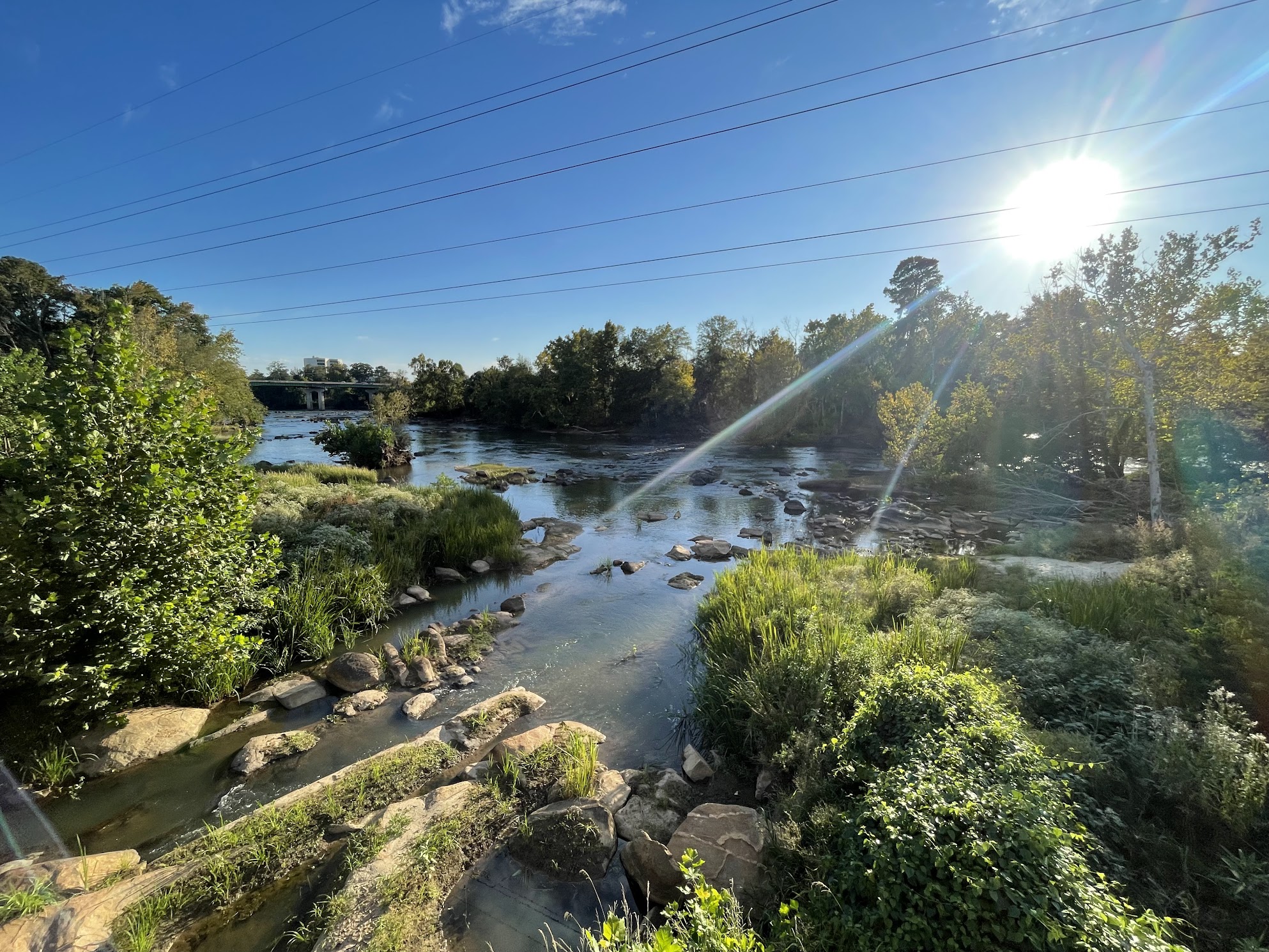 The Broad River in Columbia, SC